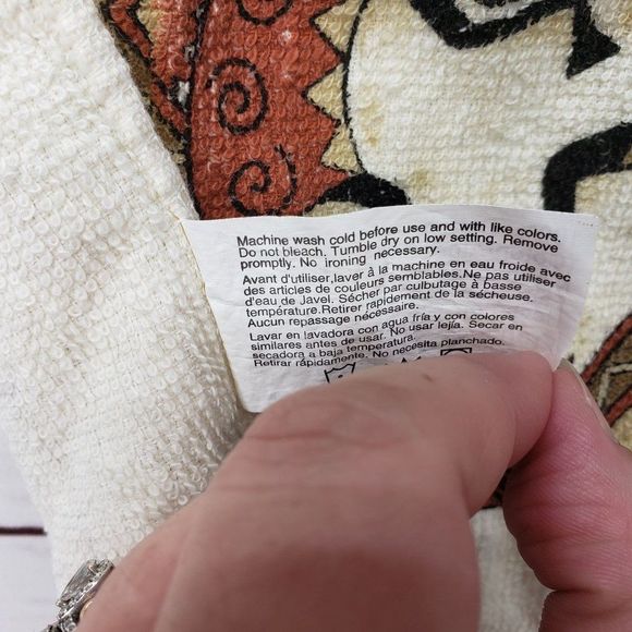 Franco Southwestern Boho Aztec Wash Clothes New Without tags set of 2 - Picture 6 of 14